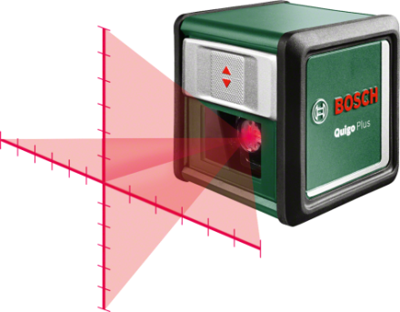 Bosch Vert PCL 20 Set Niveau laser croix avec function fil à plomb